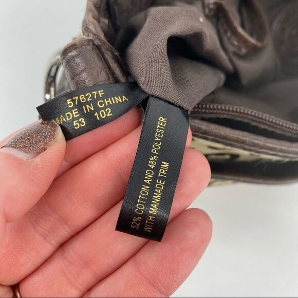 Etienne Aigner Handbag Purse Tote signature logo canvas - Picture 15 of 15